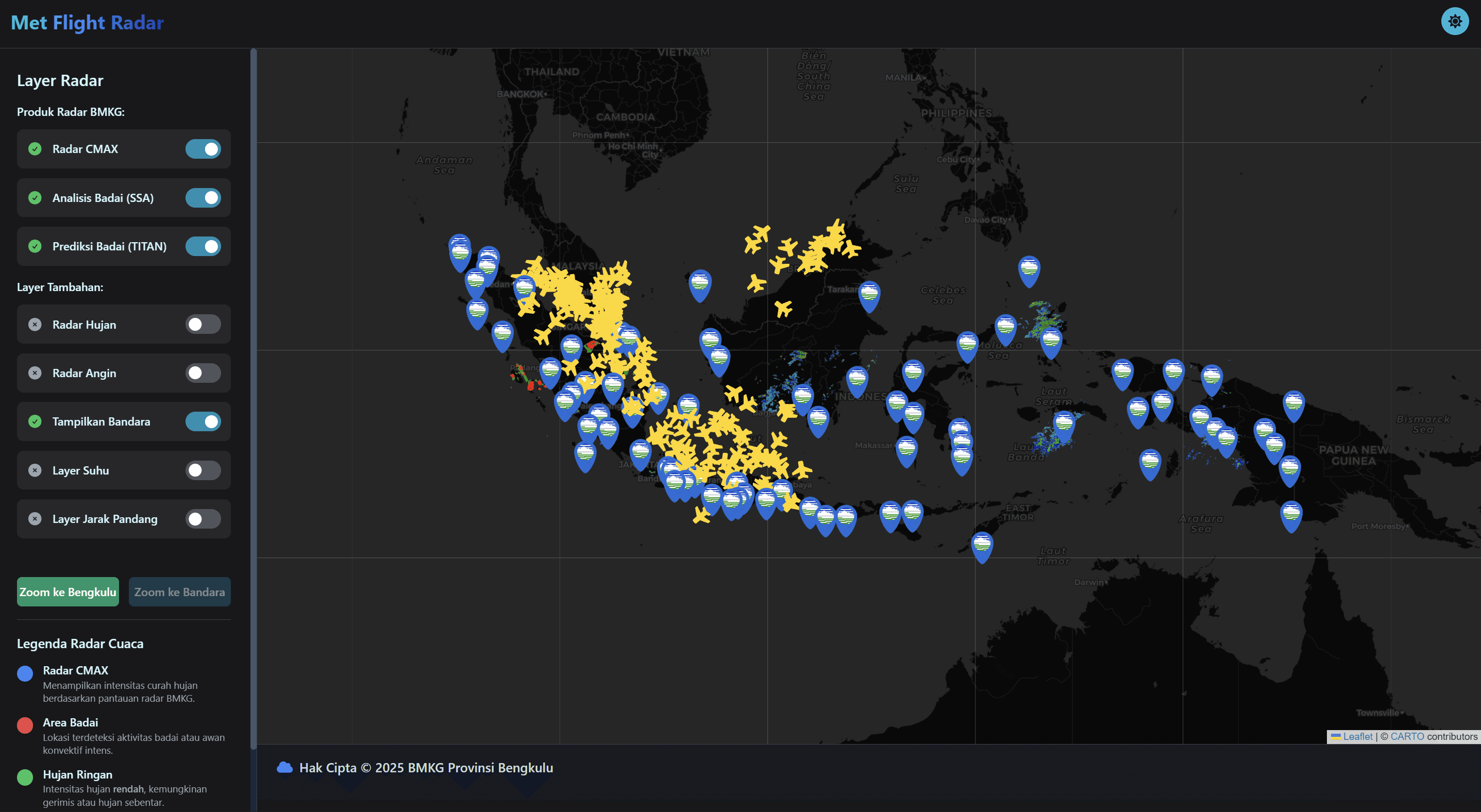 Met Flight Radar – Meteorological Radar Integration System